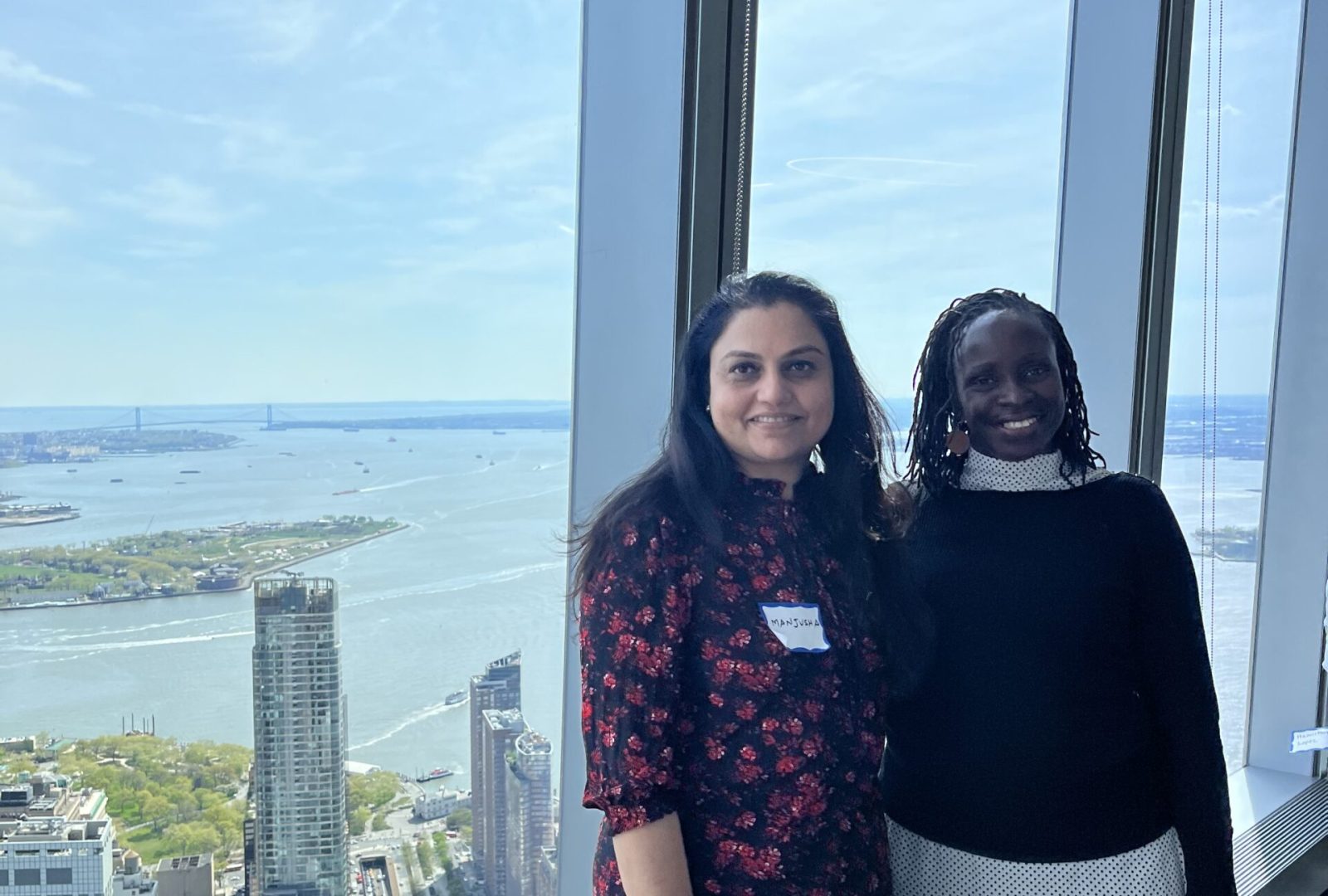 Picture 5. Manjusha Shelke and Isabel Agol at Scale Facilitation, NYC WTC